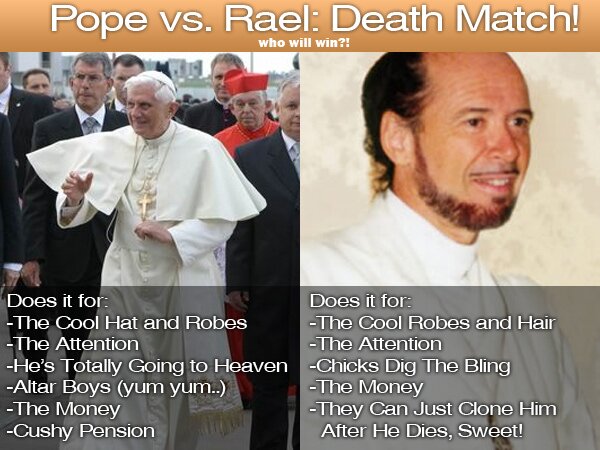Pope vs. Rael Deathmatch