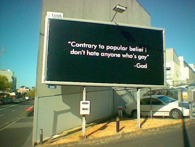 Gay God Billboard